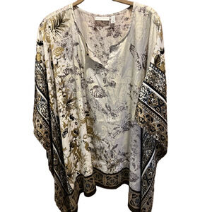 277. WOMENS SUSAN GRAVER 1X DETAIL TOP